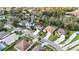 Neighborhood aerial view showing the home's location in a residential neighborhood at 965 Rosinia Ct, Orlando, FL 32828