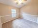 Neutral toned bedroom featuring carpeted floors, a single window, and a ceiling fan at 1019 Royal Oaks Dr, Apopka, FL 32703
