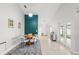 Dining room with modern chairs, tile flooring, and plenty of natural light at 12853 Maryland Woods Ct, Orlando, FL 32824