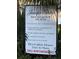 Community recreation sign indicating beach access for homeowners, hours, and rules at 1581 Monica Joy Cir, Longwood, FL 32779