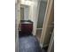 Bathroom featuring a vanity with a mirror and slate flooring at 2019 Dixie Belle Dr # 2019O, Orlando, FL 32812