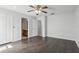 This bedroom provides closet space, an ensuite, and neutral walls to match your decor at 2740 Regency Oak Ln, Orlando, FL 32833