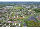 Expansive aerial view of a Gathering-friendly community with numerous homes, ponds, and green spaces at 3180 Pawleys N Loop, St Cloud, FL 34769