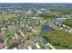 Sprawling community with lush landscaping, multiple ponds, and well-maintained homes creates a serene residential setting at 3180 Pawleys N Loop, St Cloud, FL 34769