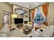 Comfortable living room with fireplace, large windows and stylish decor at 3214 Regal Crest Dr, Longwood, FL 32779