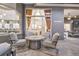 Covered patio with lounge chairs, ceiling fan, and view of the interior at 3214 Regal Crest Dr, Longwood, FL 32779