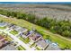 Aerial view of properties with stunning views of conservation area and landscaping at 335 Prestwick Dr, Davenport, FL 33897