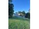 Backyard with a picnic table and a view of the lake at 620 Georgetown Dr # 620, Casselberry, FL 32707