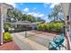 Driveway featuring brick accents, outdoor recreation, and plenty of parking at 234 N Lakeview Ave, Winter Garden, FL 34787