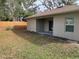 Backyard with a fenced in yard and covered back patio at 424 Crabtree Ave, Orlando, FL 32835