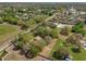 Expansive aerial view of a home with mature trees and spacious land in a serene, green neighborhood setting at 9332 Windy Ridge Rd, Windermere, FL 34786