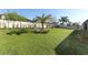 Lush backyard with vibrant green grass and manicured landscaping at 9716 Royal Vista Ave, Clermont, FL 34711