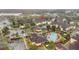 Overhead shot of a community showcasing swimming pool and clubhouse at 12008 Villanova Dr # 112, Orlando, FL 32837
