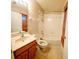 Bathroom with vanity, tub, and decorative accents at 14448 Pleach St, Winter Garden, FL 34787