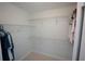 Walk-in closet with wire shelving and space for organizing clothes and personal items at 14712 Eagles Crossing Dr, Orlando, FL 32837