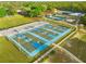 Overhead view of community basketball courts at 15354 Sw 43Rd Avenue Rd, Ocala, FL 34473