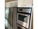 Kitchen with stainless steel appliances, including refrigerator and oven at 217 Wilmer Ave, Orlando, FL 32811