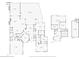 Combined detailed floor plan showcasing the layout of the home's first and second floor at 254 Sylvan Blvd, Winter Park, FL 32789