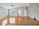 Open floor plan living room with high ceilings and tile flooring at 3084 Stillwater Dr, Kissimmee, FL 34743