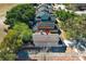 Bird's-eye view of a home in a residential area with a red place mark at 3623 S Saint Lucie Dr, Casselberry, FL 32707