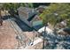 Aerial photo shows fenced yard, exterior and adjacent street in residential neighborhood at 3623 S Saint Lucie Dr, Casselberry, FL 32707
