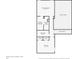 Detailed floor plan of the second floor of the house with bedrooms and bathrooms at 3623 S Saint Lucie Dr, Casselberry, FL 32707