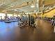 Spacious gym with modern equipment, including treadmills and weight machines, offering a variety of fitness options at 548 Big Sioux Ct, Kissimmee, FL 34759