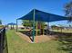 Outdoor playground with slides and climbing structures, offering a safe and fun recreational area at 548 Big Sioux Ct, Kissimmee, FL 34759