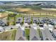 An elevated shot features the neighborhood, well-maintained lawns, and stylish homes in a Gathering-friendly community at 5499 Orange Orchard Dr, Winter Garden, FL 34787