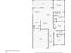 Detailed floor plan showcasing the layout of the home, including the kitchen, bedrooms, bathrooms, and living spaces at 781 Lakeworth Cir, Lake Mary, FL 32746