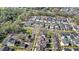 Aerial view of the neighborhood showcasing manicured lawns, landscaping, and tree-lined streets at 1073 Sadler Oaks Way, Winter Garden, FL 34787