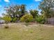 Green backyard featuring mature trees and lawn at 1512 N Hastings St, Orlando, FL 32808