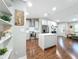 Tastefully designed kitchen featuring stainless steel appliances and white cabinetry at 302 Log Run Ct, Ocoee, FL 34761