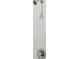 Detail of chrome shower head and handle against white tile at 3189 Viceroy Ct, Poinciana, FL 34759