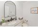Modern bathroom featuring granite countertops, a sleek sink, and contemporary decor at 1109 Clubside Dr # 1109, Longwood, FL 32779
