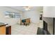 Cozy dining room featuring fireplace and tile flooring at 1126 Turner Ln, Altamonte Springs, FL 32714