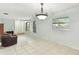 Spacious living room area with stained glass windows at 1126 Turner Ln, Altamonte Springs, FL 32714