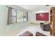 Unique living room with tiled floors and stained glass windows at 1126 Turner Ln, Altamonte Springs, FL 32714
