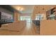 Open concept living area with a modern kitchen and inviting outdoor patio at 13413 Hopkinton Ct, Windermere, FL 34786