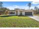 Beautiful one-story home with a lush green lawn and attached two car garage at 15163 Sw 29Th Terrace Rd, Ocala, FL 34473