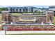 Stone community entrance with a water feature at South Mews at Avian Pointe at 2688 Gouda Dr, Apopka, FL 32703