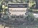Community sign for Plantation Village I Condominiums at 4120 Plantation Cove Dr # 301, Orlando, FL 32810