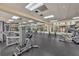 Well-equipped fitness center with a variety of exercise machines and mirrored walls at 530 E Central Blvd # 303, Orlando, FL 32801
