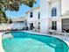 A refreshing private pool in a backyard setting, perfect for outdoor relaxation and enjoyment at 554 Queensbridge Dr, Lake Mary, FL 32746