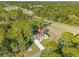 Scenic aerial view of a home surrounded by green trees at 8015 Sw 133Rd Ln, Ocala, FL 34473