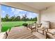 Outdoor patio boasts an expansive view and features comfortable seating and dining area at 8614 Hata St, Orlando, FL 32827