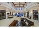 The community clubhouse offers a welcoming lobby area featuring comfortable seating and modern design at 8879 Geneve Ct, Kissimmee, FL 34747
