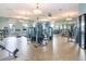 Bright fitness center featuring treadmills, weights, and various exercise machines at 8924 Azalea Sands Ln # 8924, Davenport, FL 33896