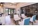 Modern lobby with decorative lighting, contemporary furniture, and views of well-maintained outdoor landscape at 8924 Azalea Sands Ln # 8924, Davenport, FL 33896