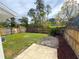 Backyard area with a fence and green grass at 142 Long Leaf Pine Cir, Sanford, FL 32773